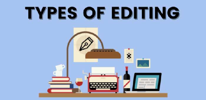 انواع ویراستاری